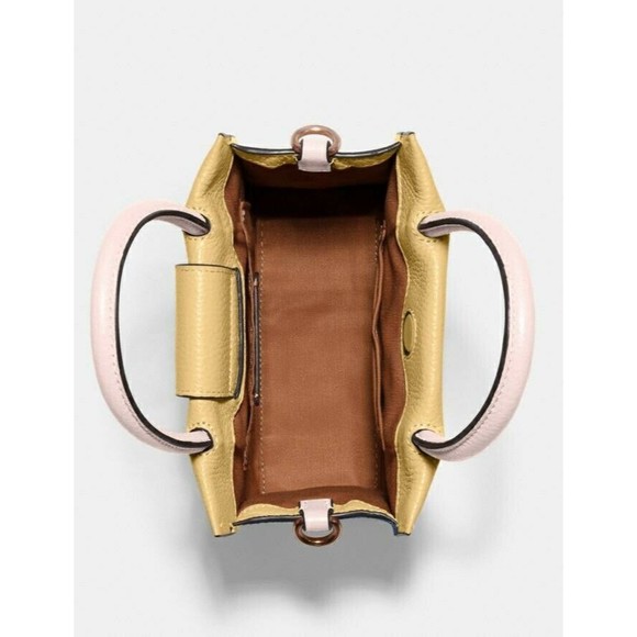 Coach 5691 Mini Cally Crossbody in Colorblock Leather Satchel NWT - Picture 6 of 9